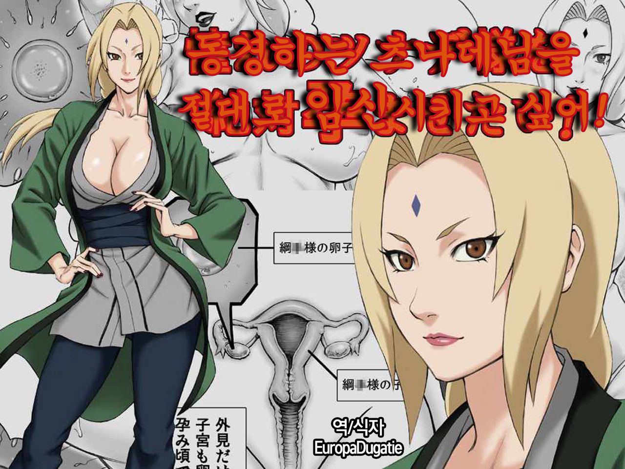 Akogare no Tsunade-sama o Zettai Haramasetai! | 동경하는 츠나데님을 절대로 임신시키고 싶어! page 1 full
