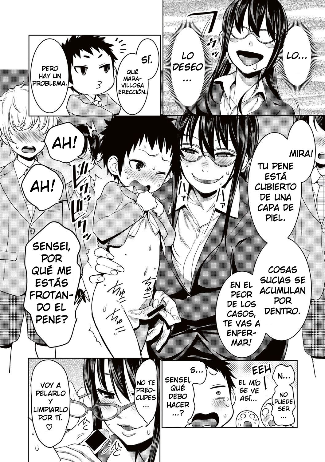 Yarisugi Seikyouiku! ~Hentai Onna Kyoushi Kikiippatsu~ | Educación sexual que fue demasiado lejos! page 8 full