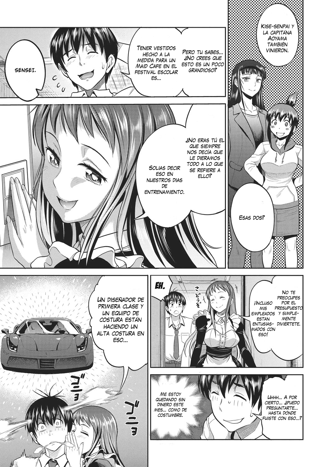 Joshi Lacu! - Girls Lacrosse Club ~2 Years Later~ Ch. 4 page 3 full