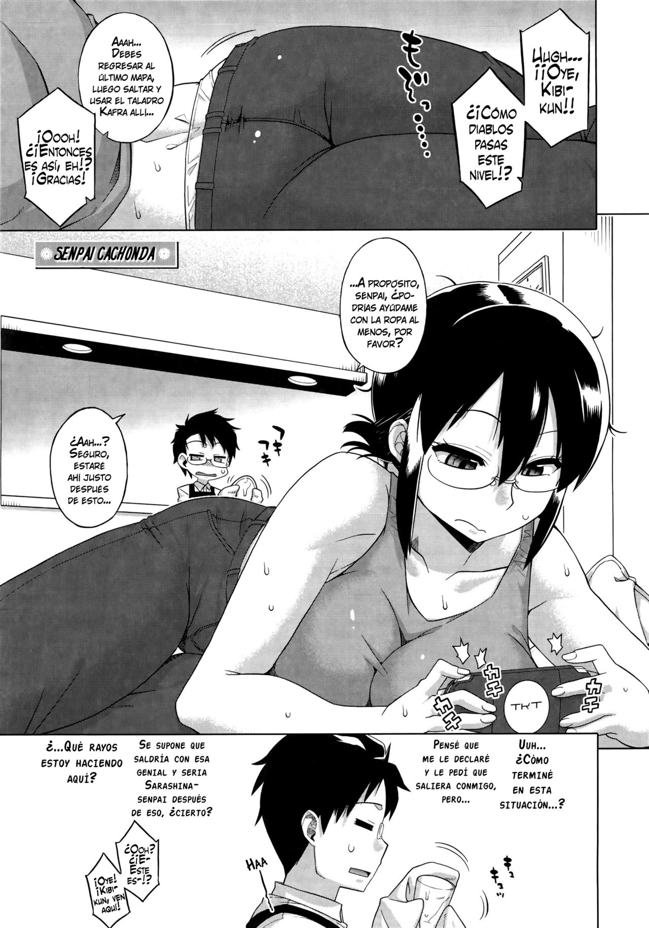 Darashina Senpai. | Senpai cachonda   =Vile= page 1 full