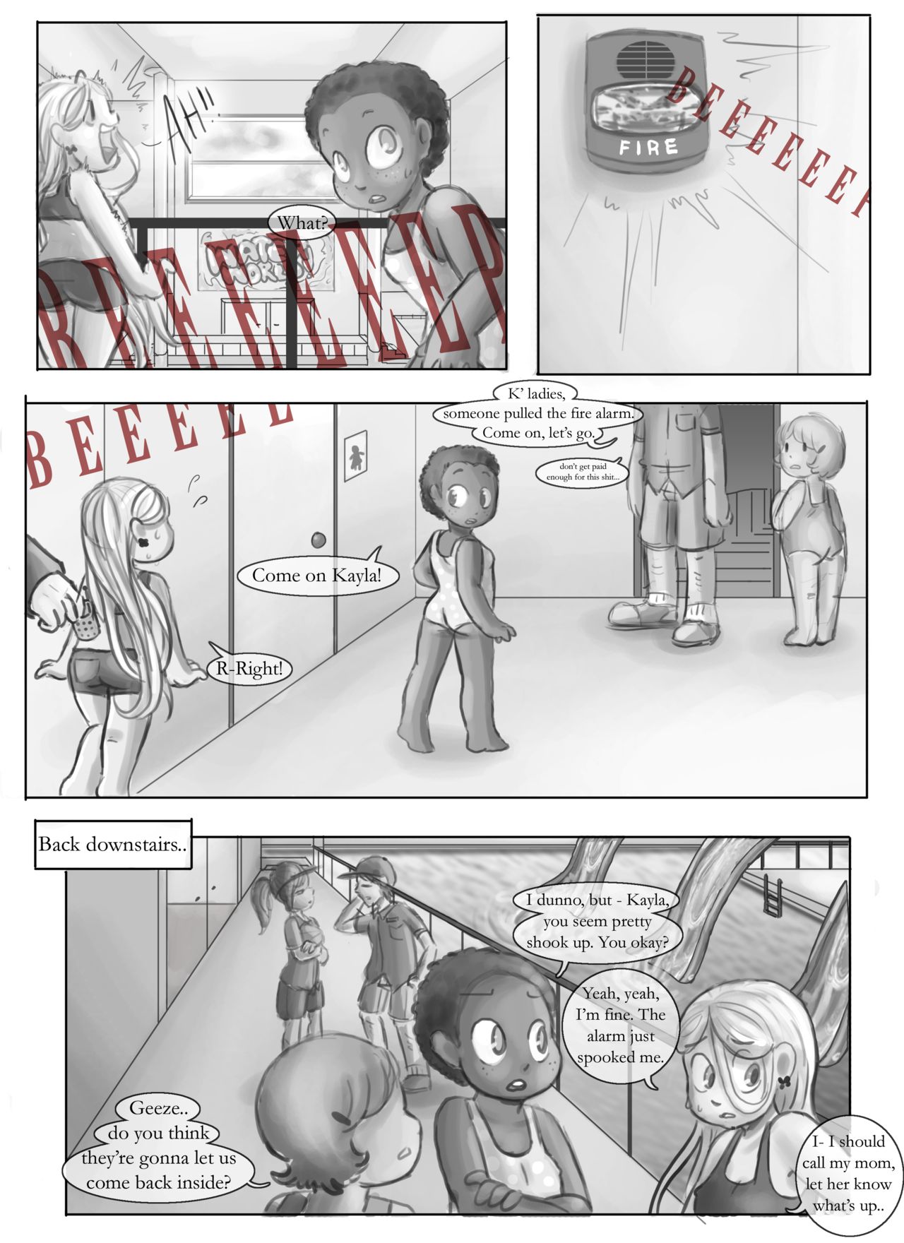 Kayla grows up page 9 full