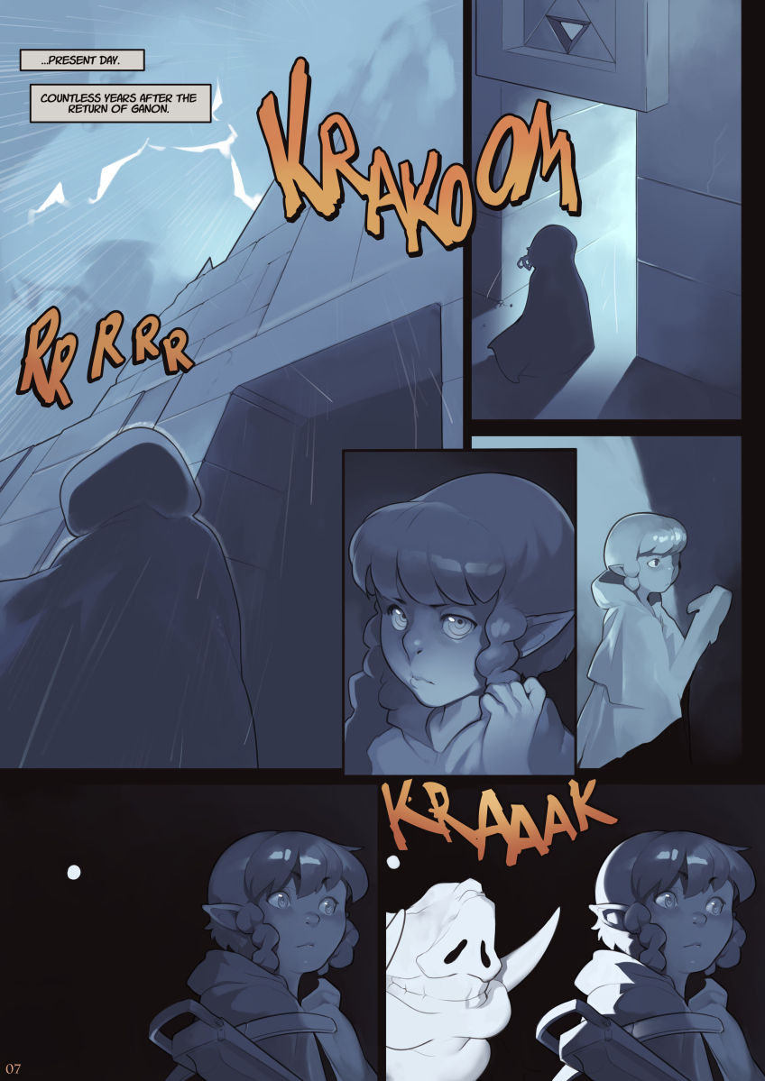 Zelda - A Linkle to the Past + original sketches page 7 full