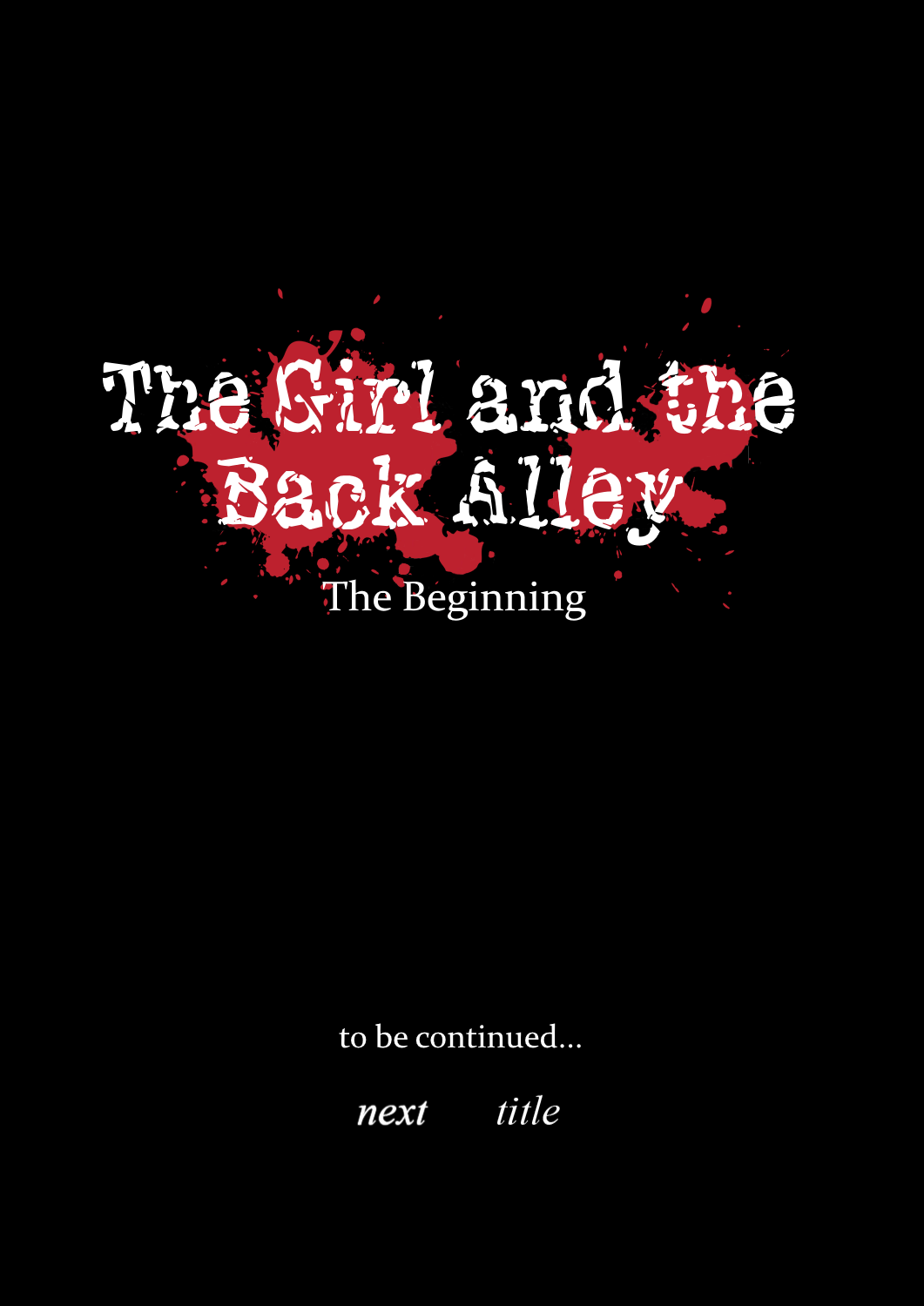 The Girl and the Back Alley 0.9 - 3.1 page 9 full