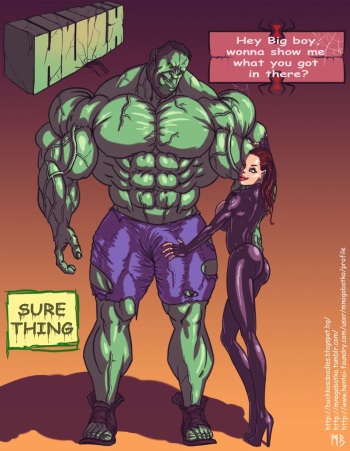 Hulk vs Black Widow cover