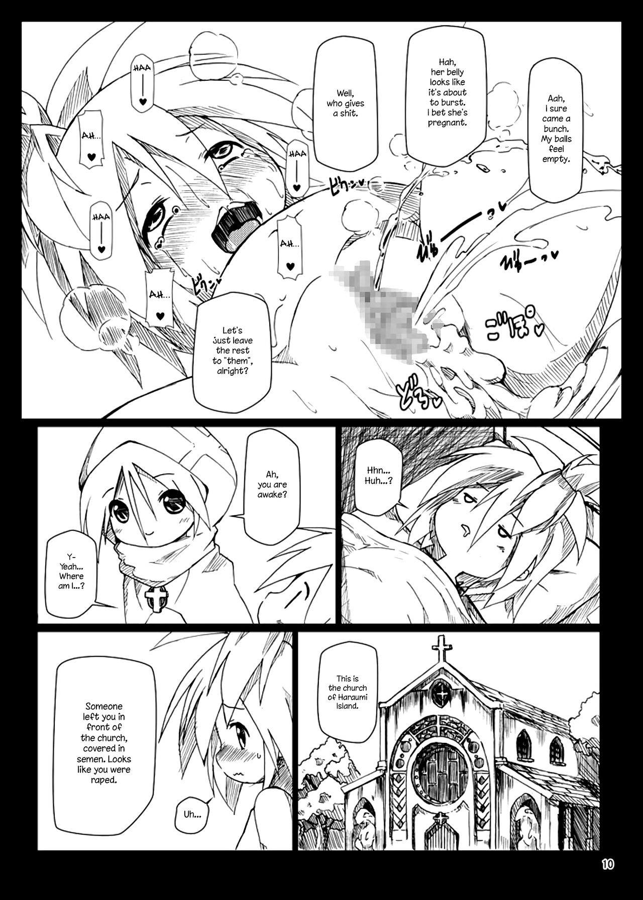 Bote Dun ~Harande Unde Tsuyoku Natte Iku~ | Pregnancy☆Dungeon ~ Get pregnant, Give birth, and Becum stronger page 10 full