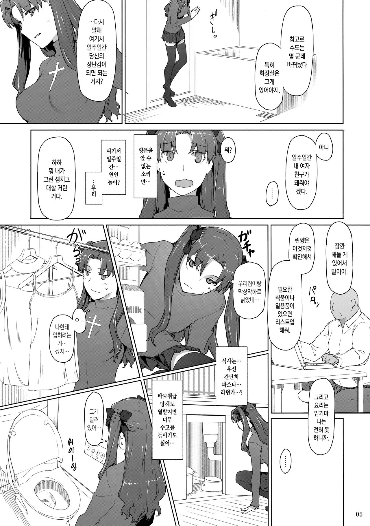 Tosaka-ke no Kakei Jijou 10 | 토오사카 가의 가계사정 10 page 4 full