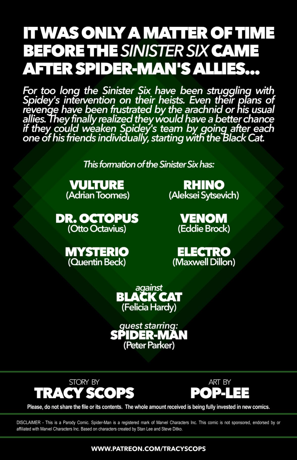 The Sinister Six against the Black Cat page 2 full
