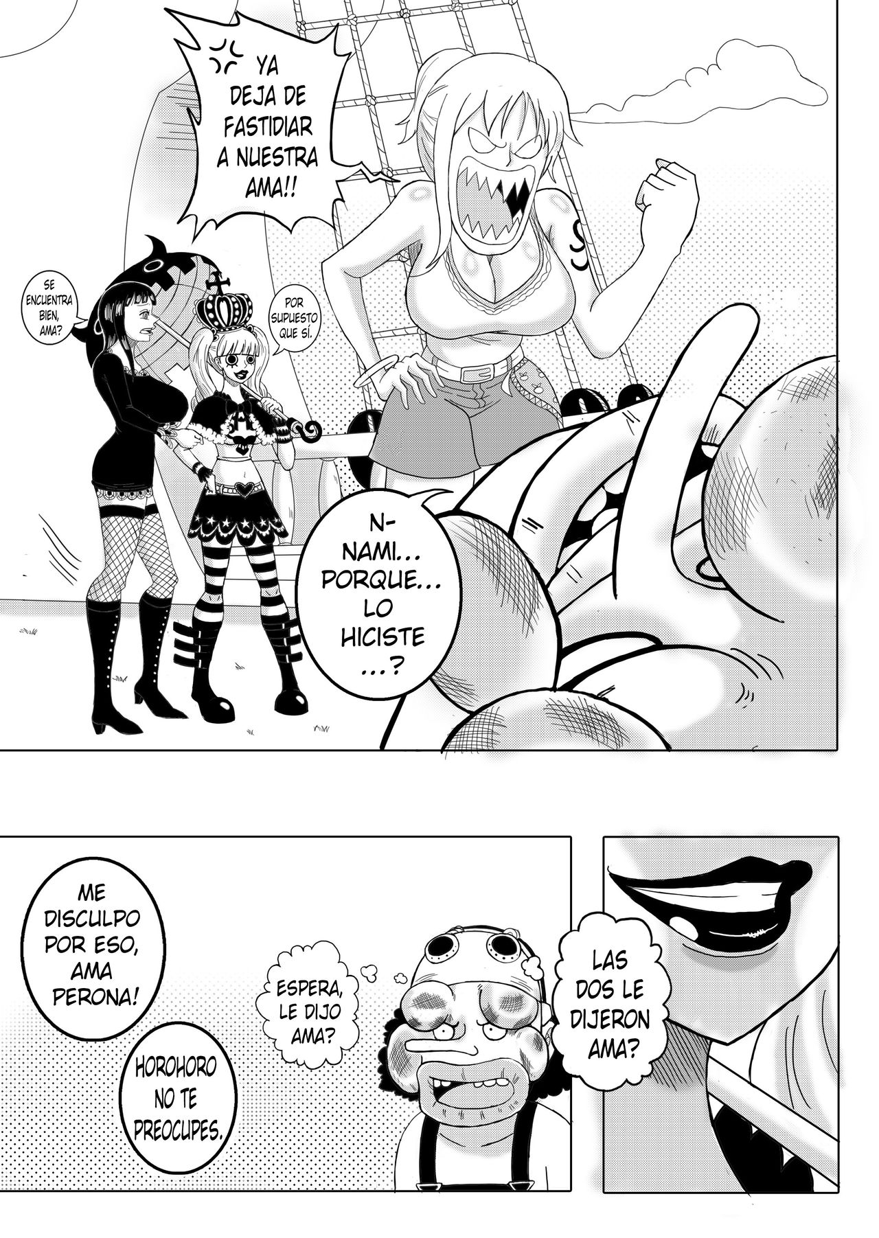Nami &amp; Robin: Pirate Hypnosis | Nami &amp; Robin Hipnosis Pirata page 3 full