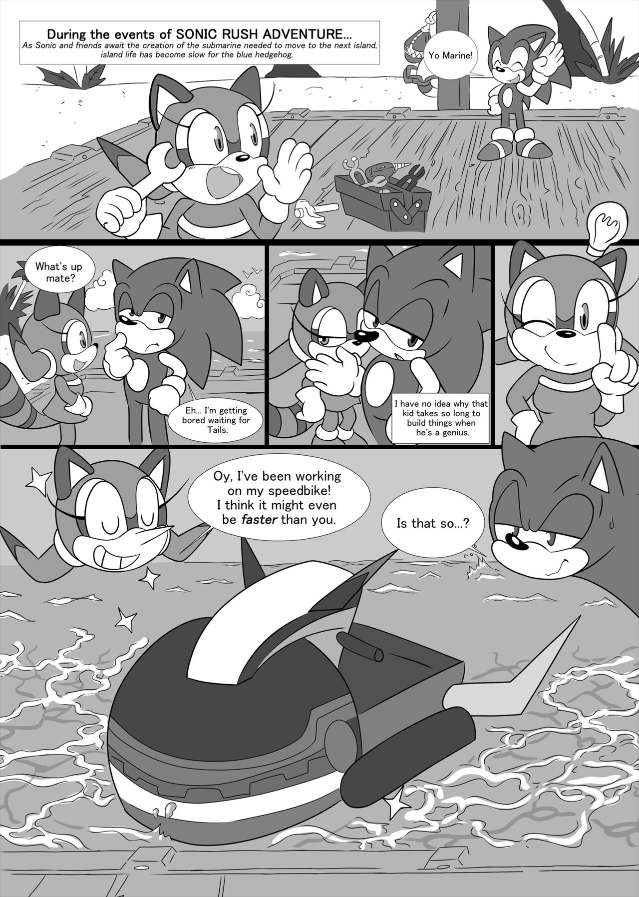Sonic &amp; Marine New Venture! page 2 full