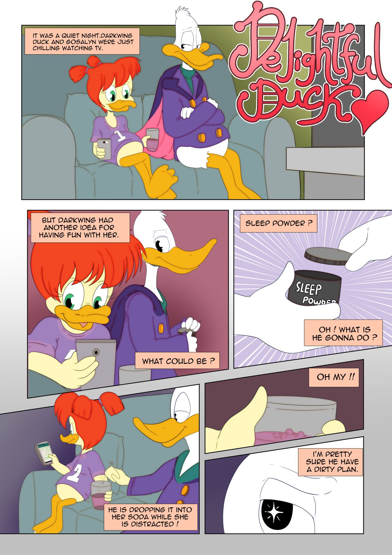 Delightful Duck page 1 full