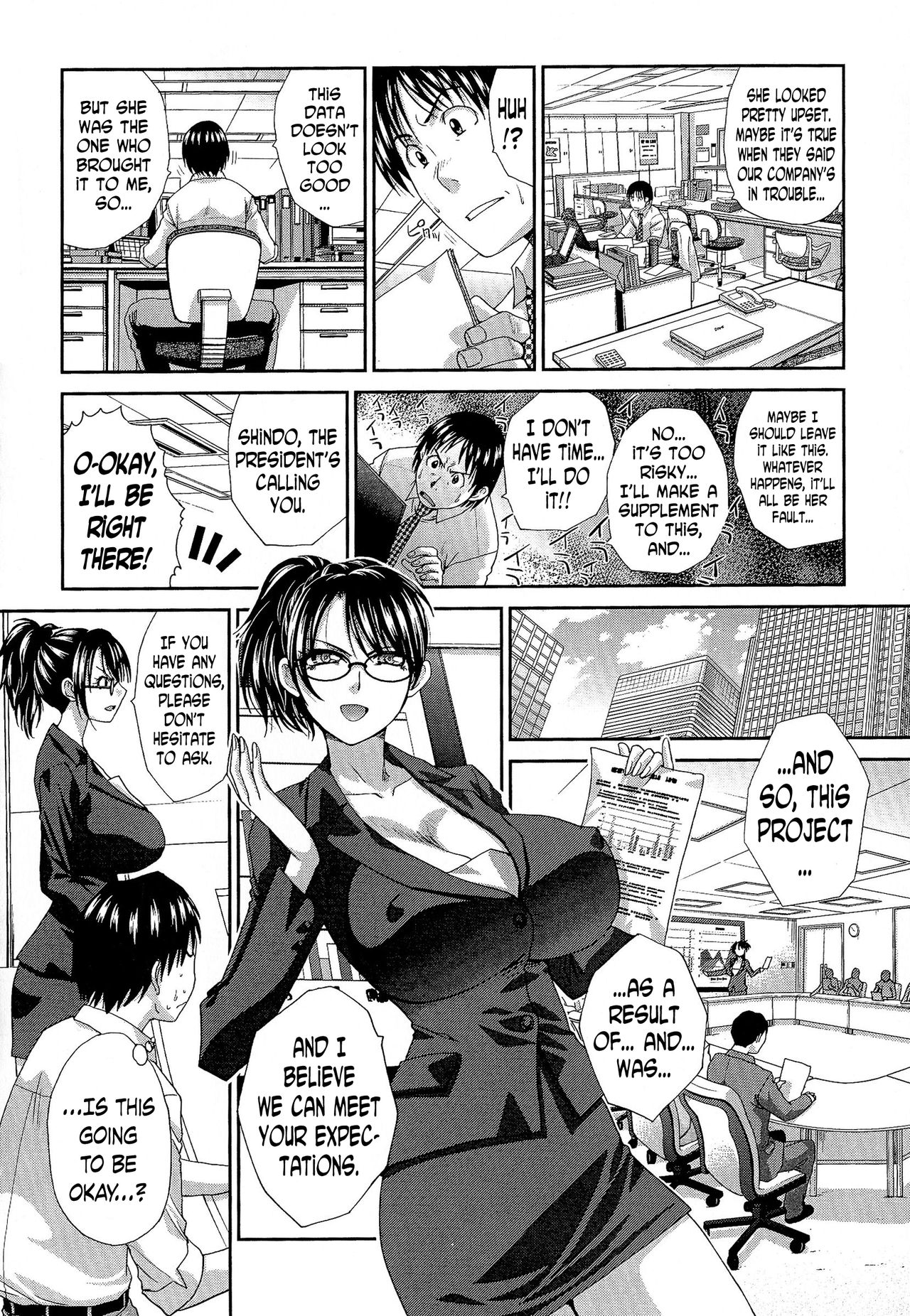 Kachiki na Shachou wa Jitsu wa M...!? | The Strong-Minded Company President is Actually a Masochist...!? page 2 full