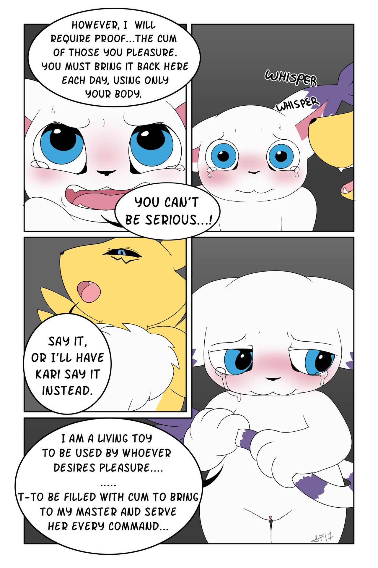 Gatomon's Humilhation page 6 full