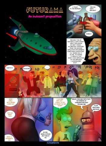 Futurama - An indecent proposition cover
