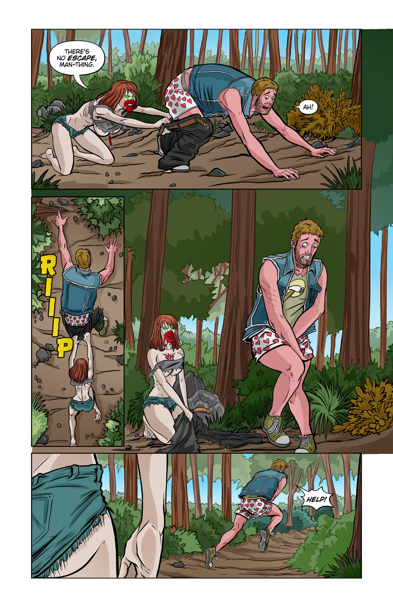 Lesbian Zombies From Outer Space #6 page 9 full