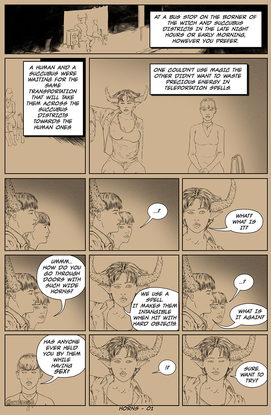 Horns page 1 full
