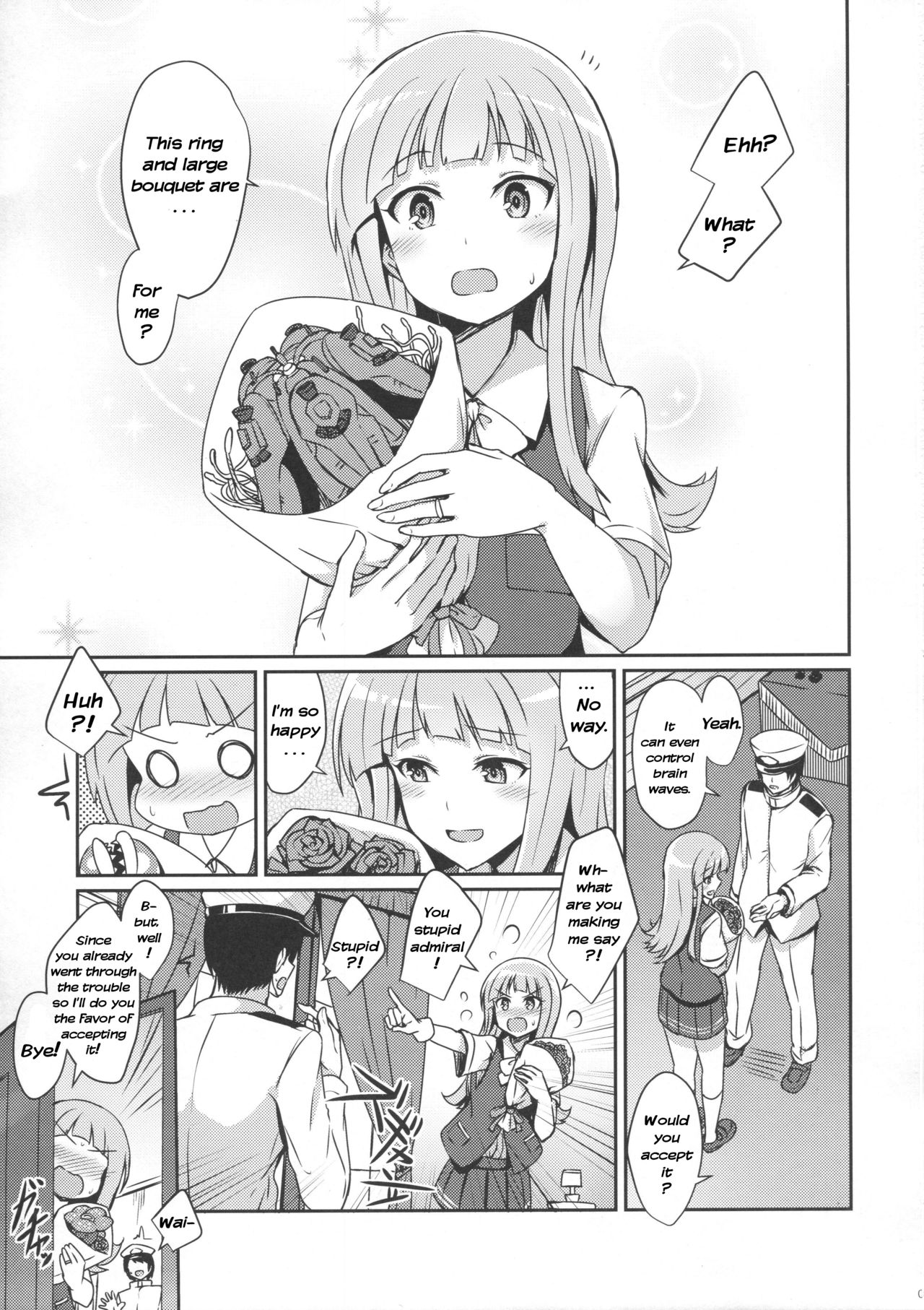 Hatsukaze no Kekkon Shoya | Hatsukaze's Wedding Night page 2 full
