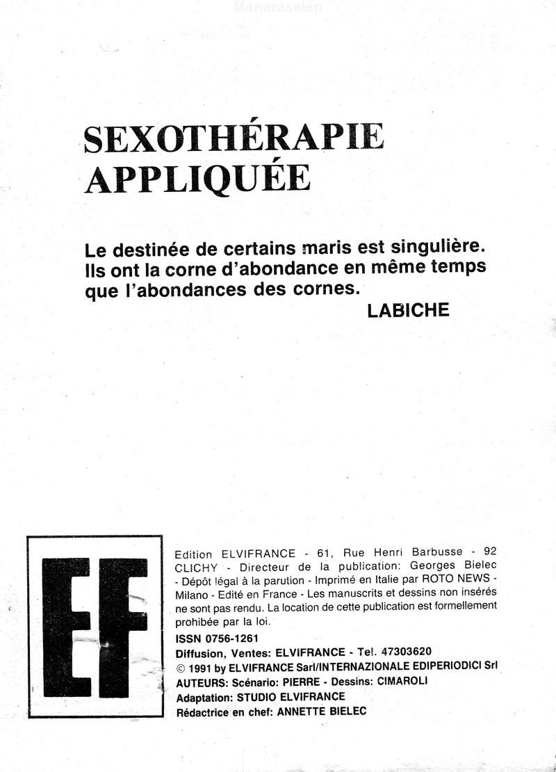 Elvifrance - Les cornards - 117 - Sexothérapie appliquée page 3 full