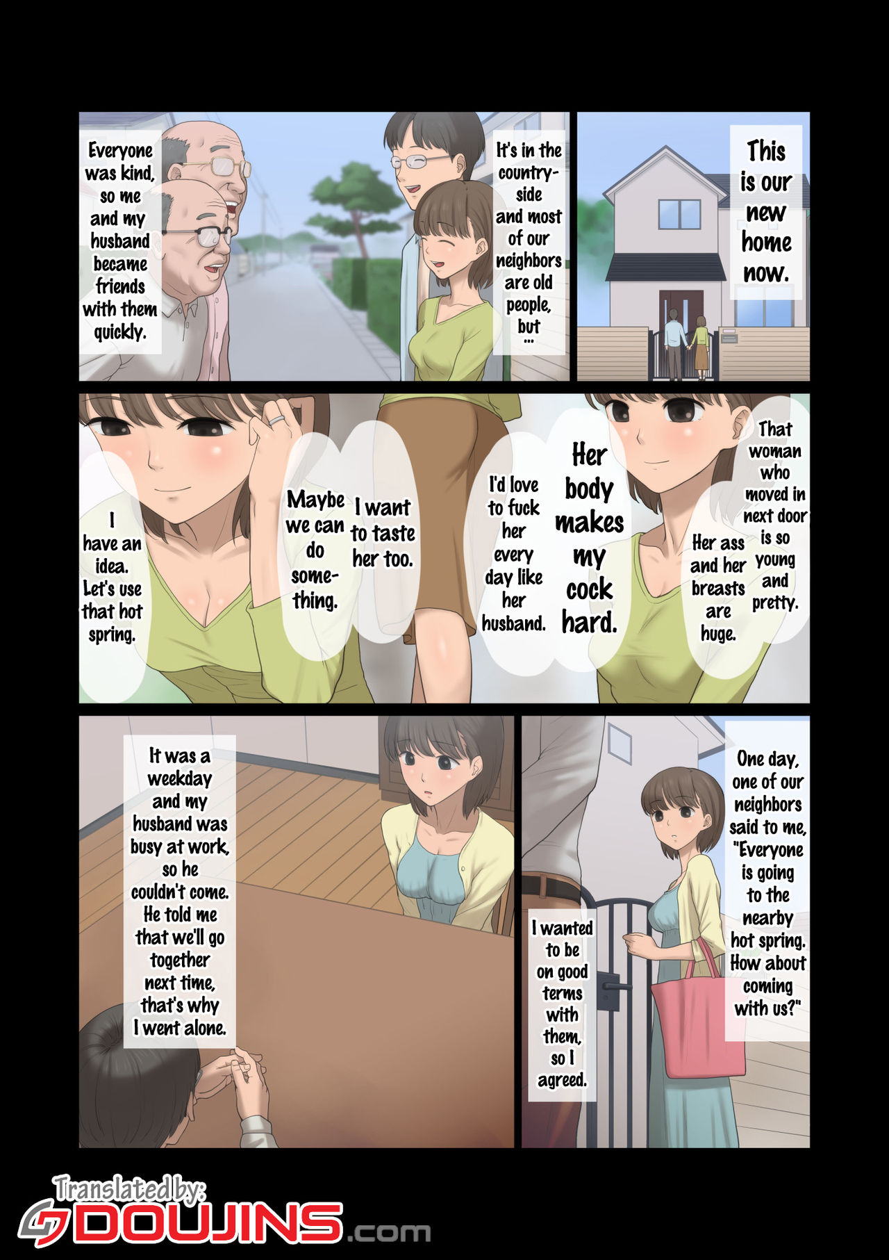 Kinjo no Ojii-san ni Onsen ni Tsureteikarete Okasareta Wakazuma page 2 full