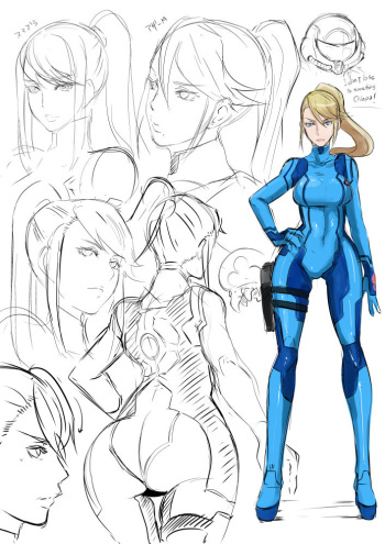Butcha-U Samus CG + Bonus Pics/Sketches cover