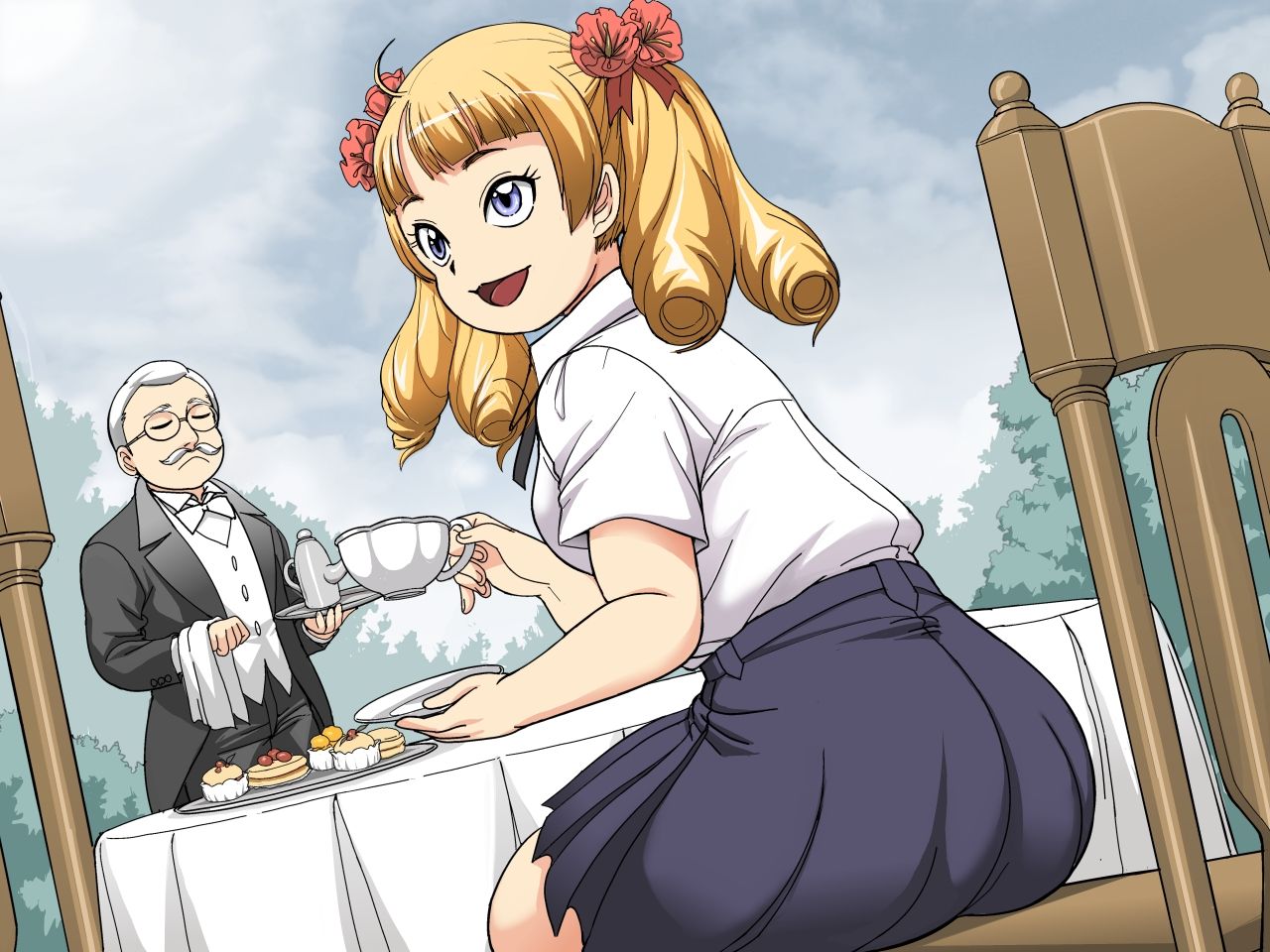 Otenba Hime o Isshun de Funnyou Mamire ni Saseru Houhou page 1 full