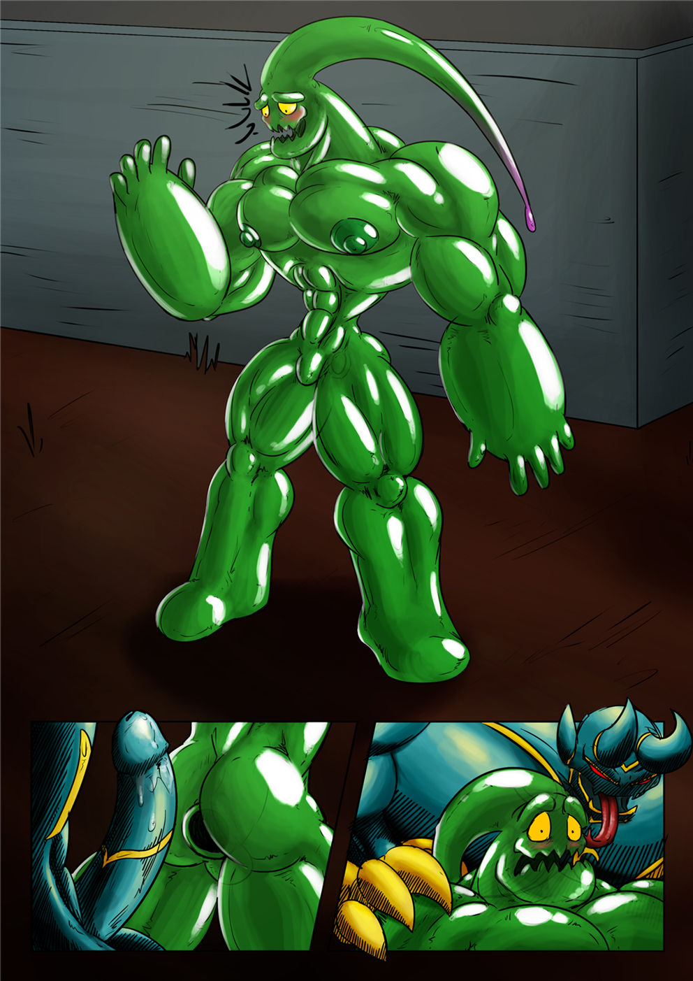 Zac &amp; Galio Transformation Comic page 7 full