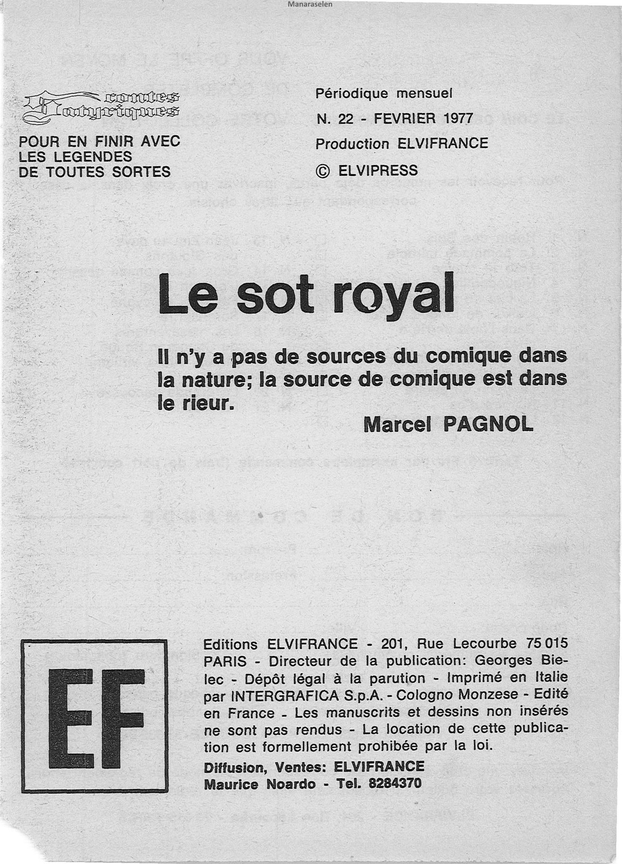 Elvifrance - Contes satyriques - 022 - Le sot royal page 3 full