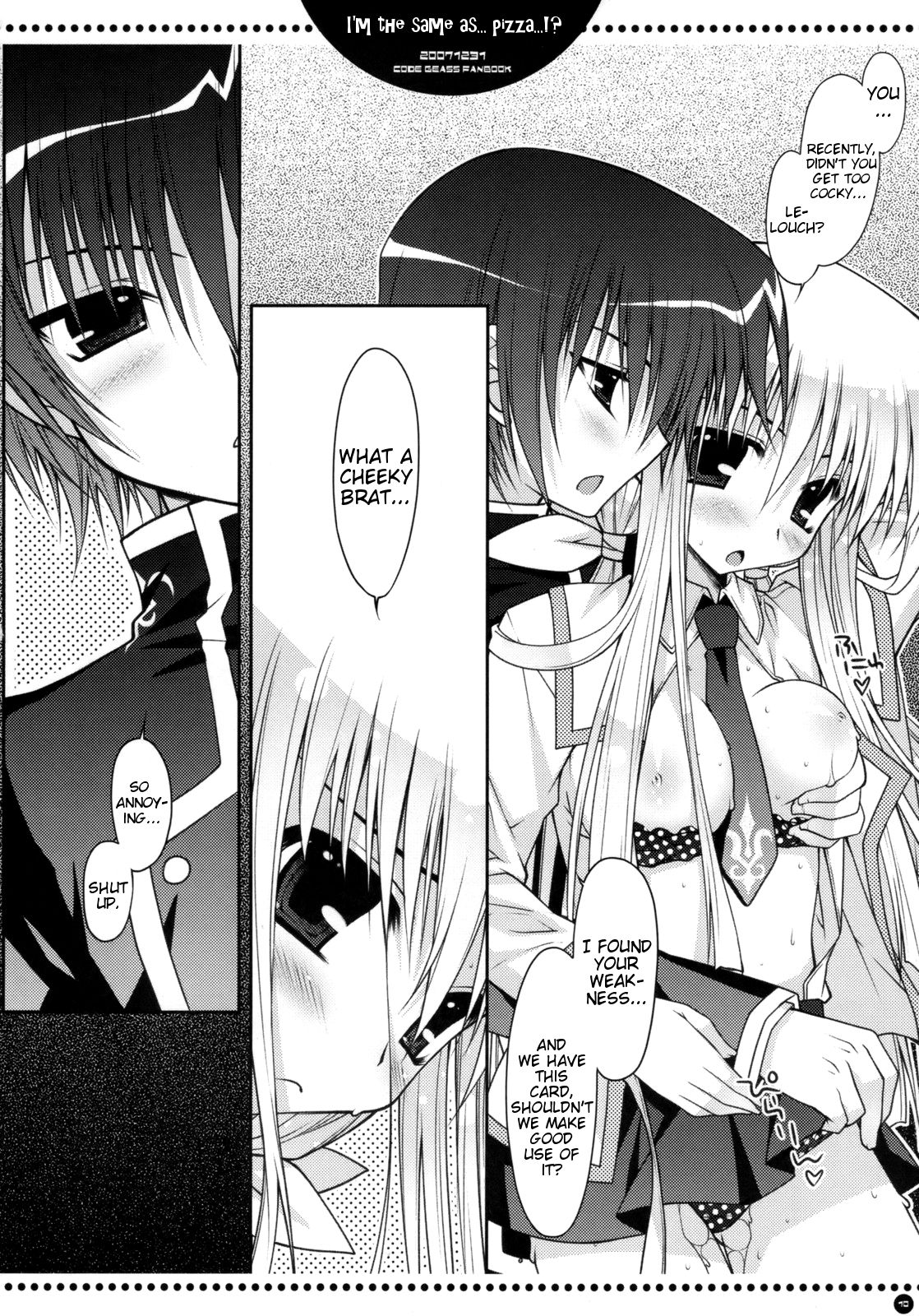 Ore wa...Pizza to Onaji nano ka... | I'm the same as... Pizza...!? page 9 full