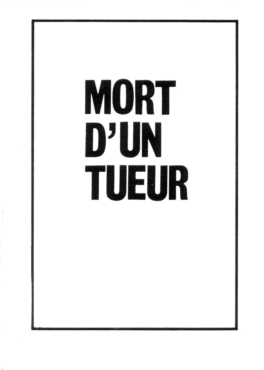 Condor- Volume 2 - Mort d'un Tueur page 2 full