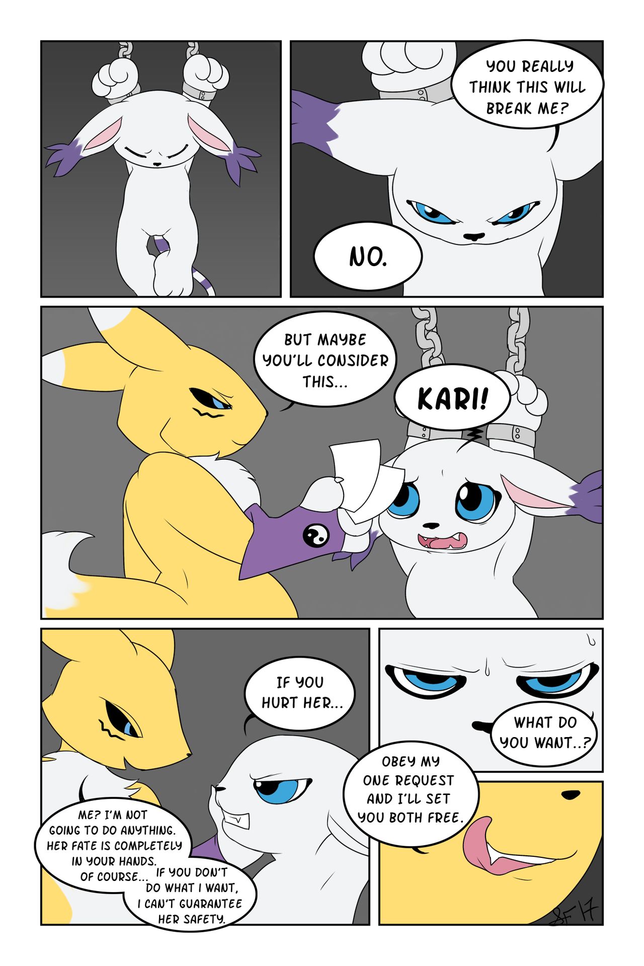 Gatomon's Humiliation page 1 full