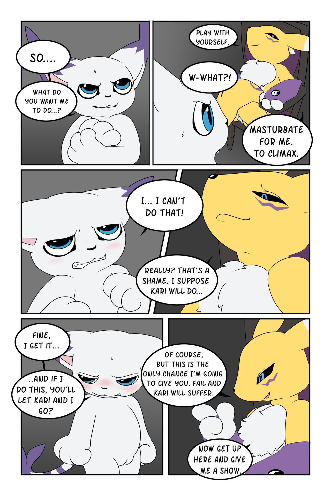 Gatomon's Humiliation page 2 full