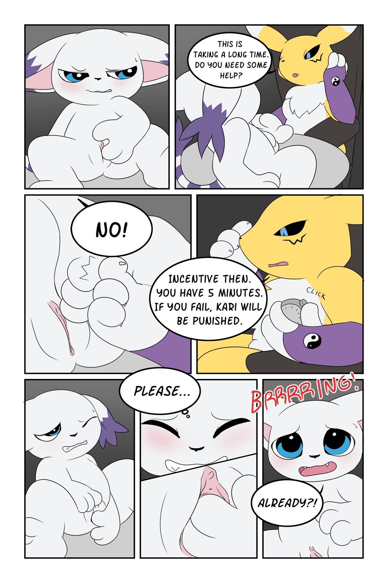Gatomon's Humiliation page 3 full