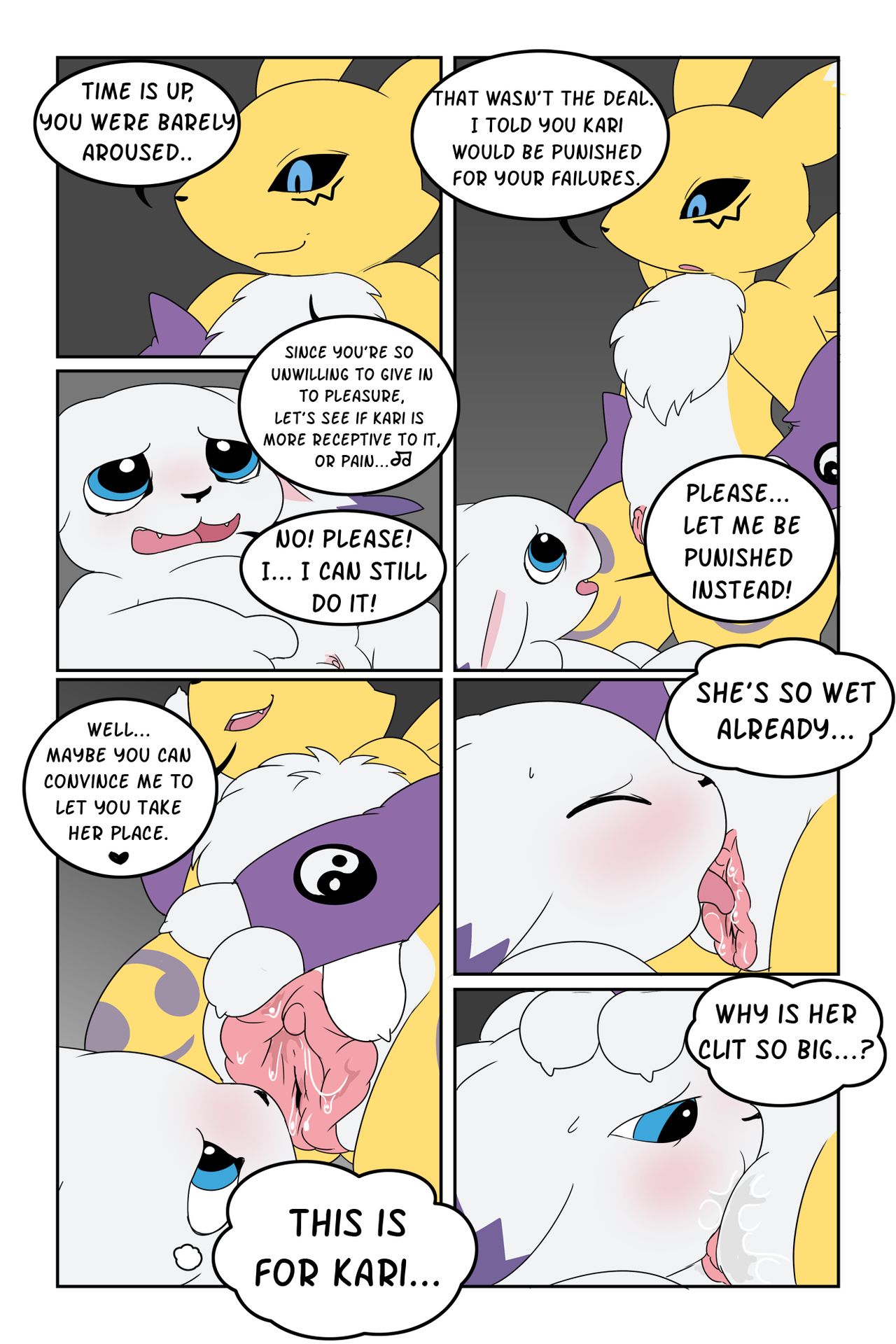 Gatomon's Humiliation page 4 full