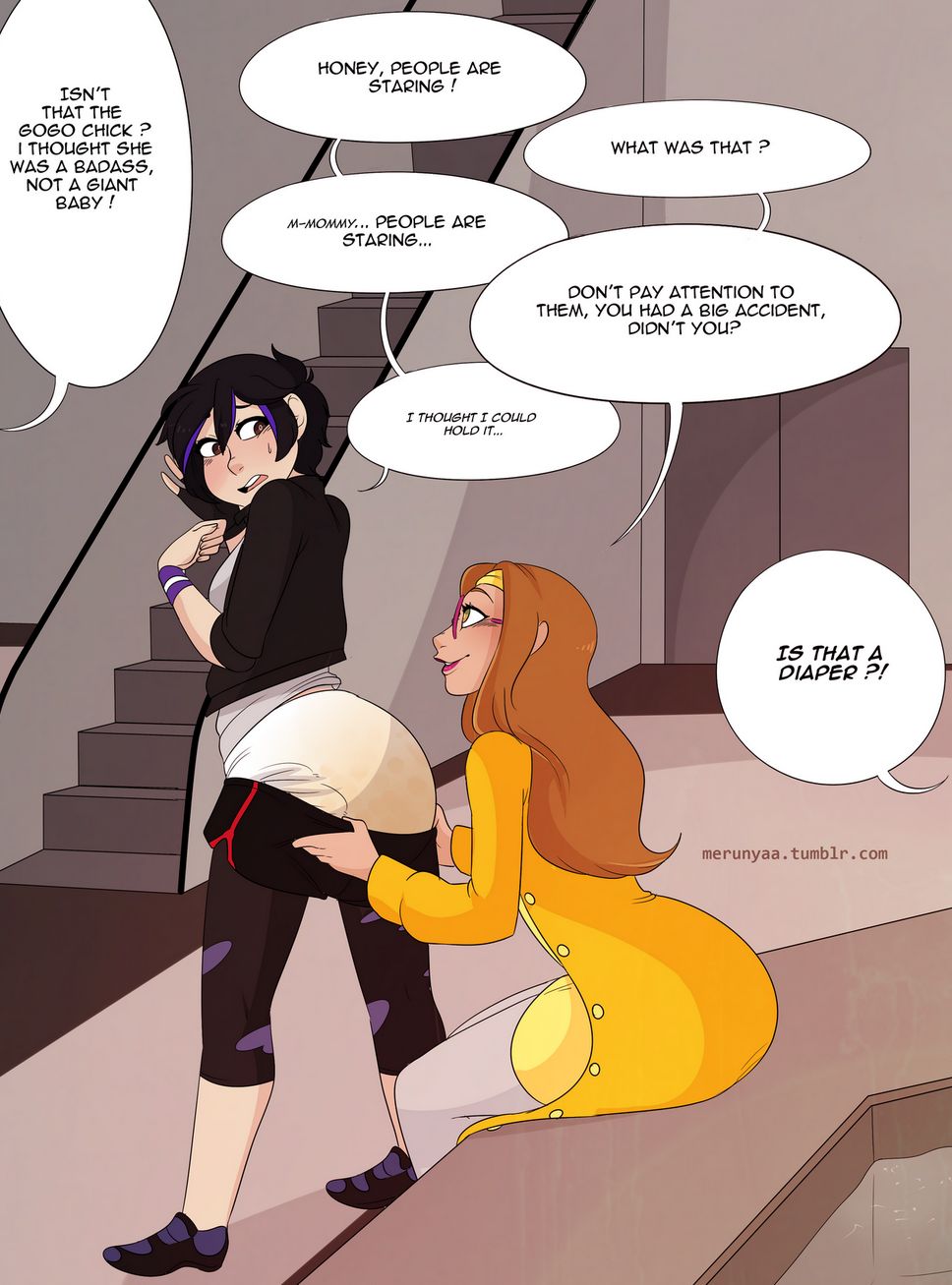 Untitled Big Hero 6 Diaper Comics + Extras page 8 full