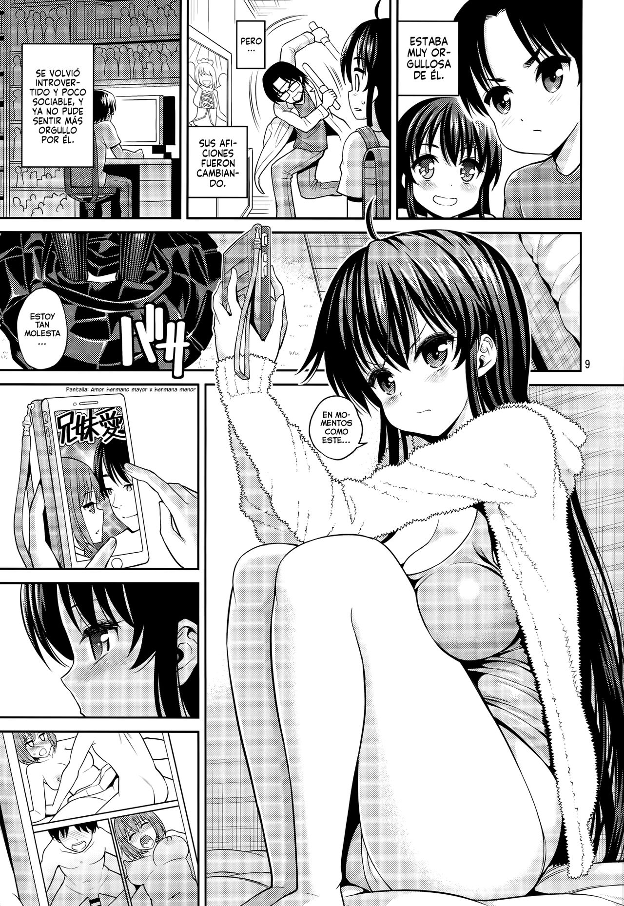 Neteiru Imouto ~Ijiru Ani~ | Hermana durmiente ~Hermano juguetón~ page 8 full