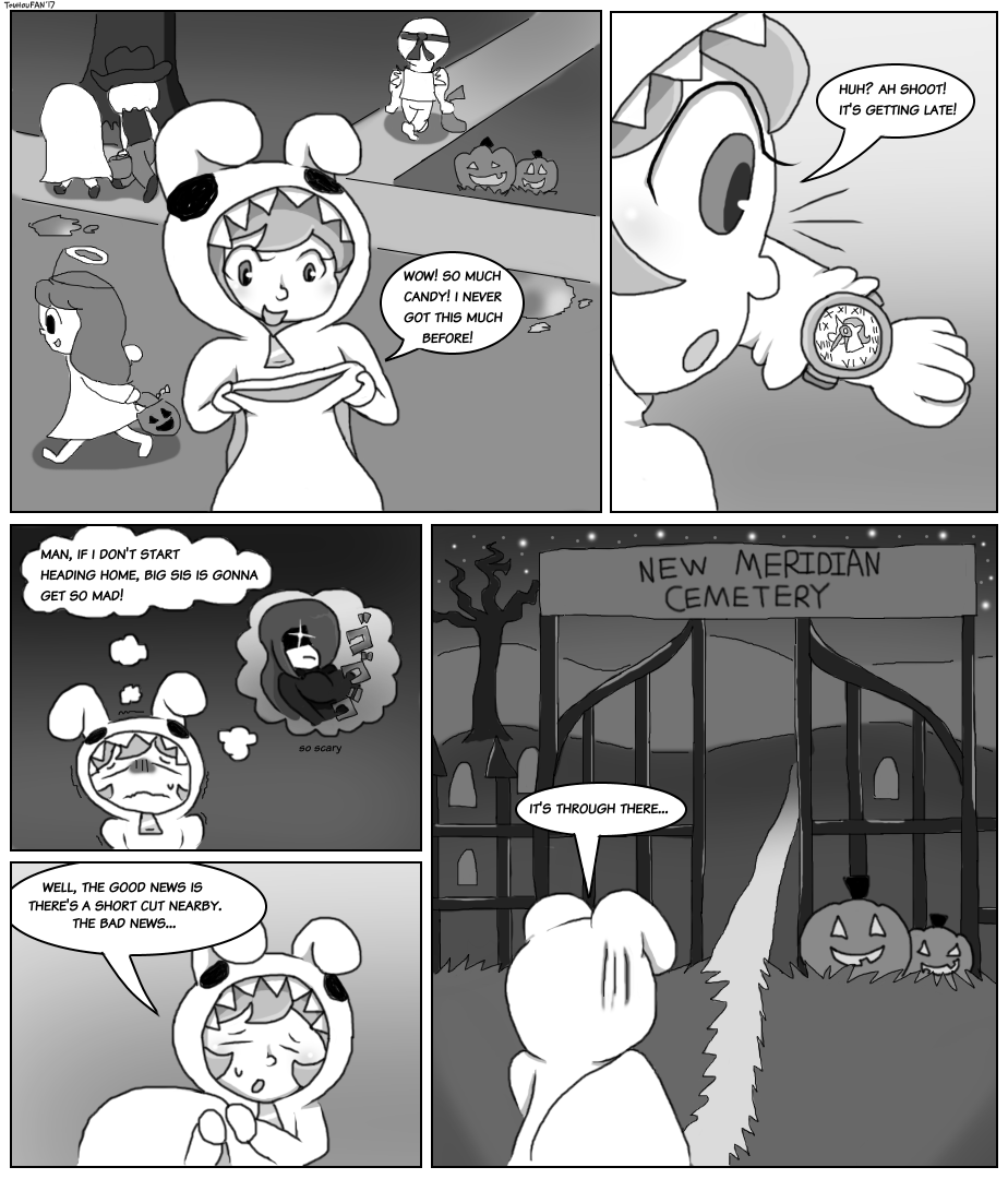Umbrella Goes Treating page 1 full