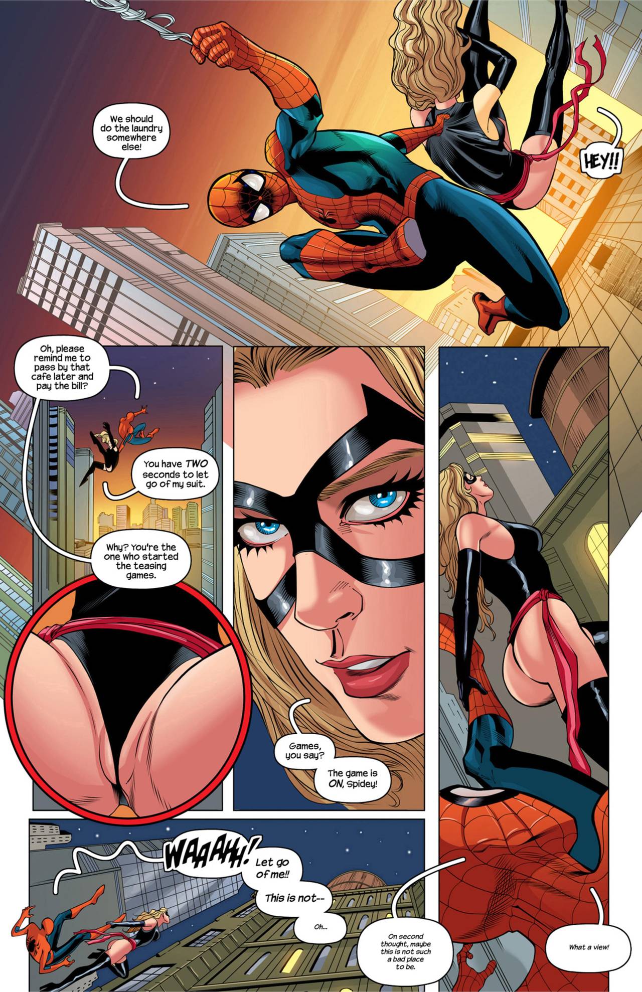 the Amazing Spider-Man &amp; Ms. Marvel page 4 full