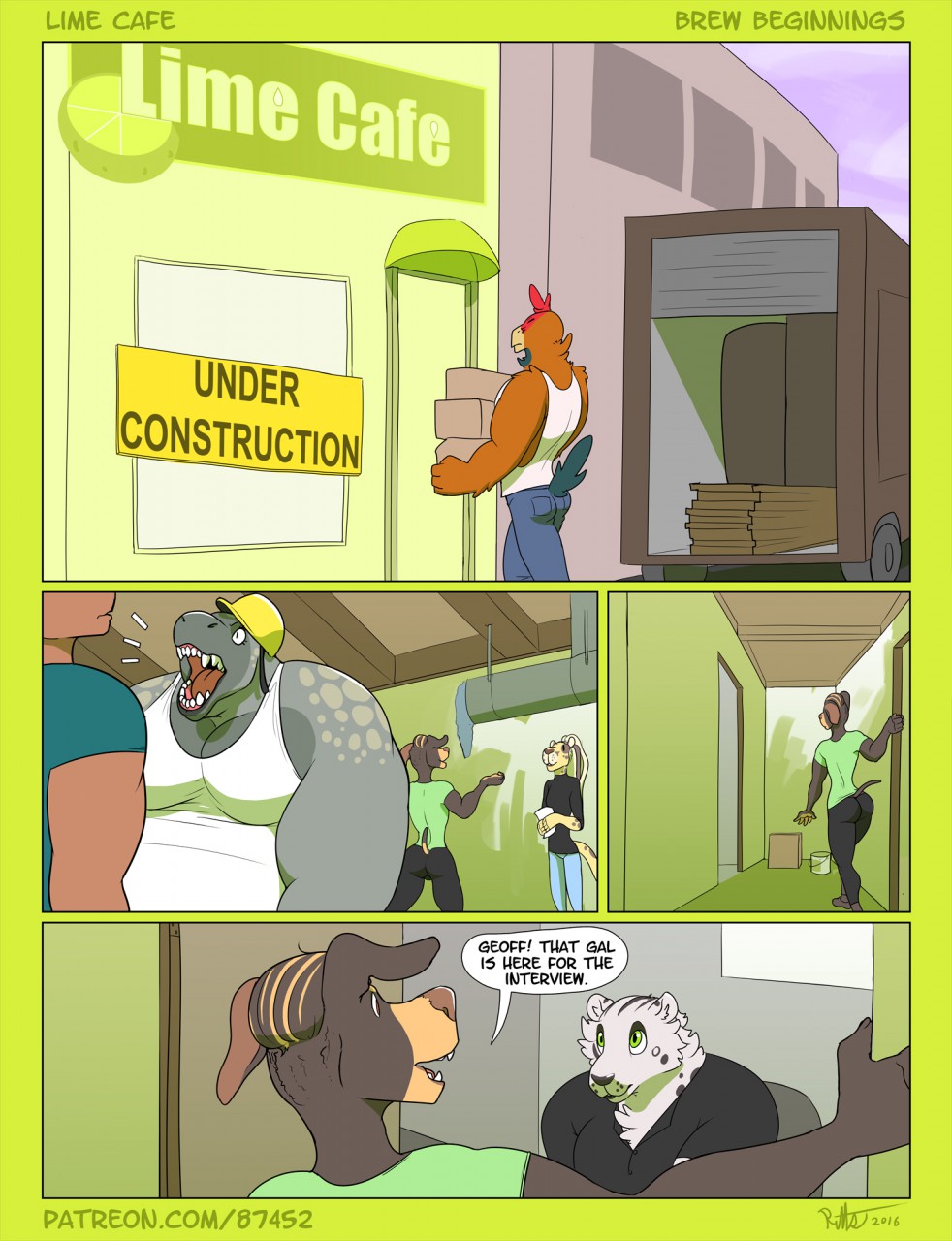 Lime Cafe: Brew Beginnings page 2 full