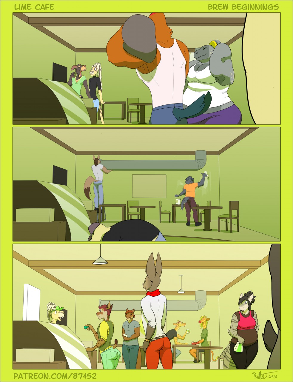 Lime Cafe: Brew Beginnings page 5 full