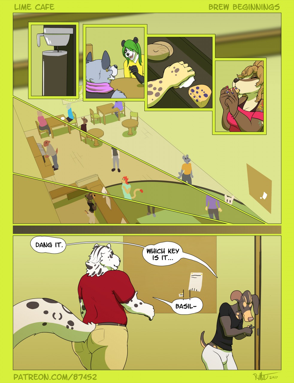 Lime Cafe: Brew Beginnings page 7 full