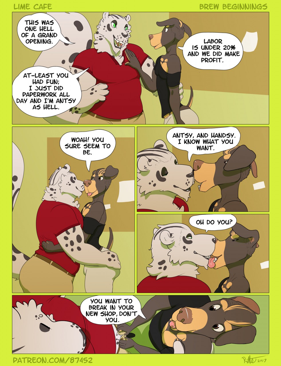 Lime Cafe: Brew Beginnings page 8 full