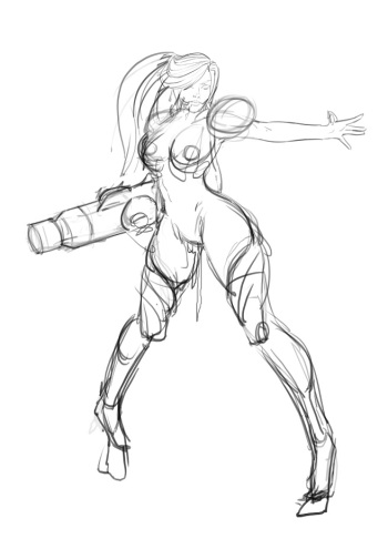 Cyborg Samus Aran cover