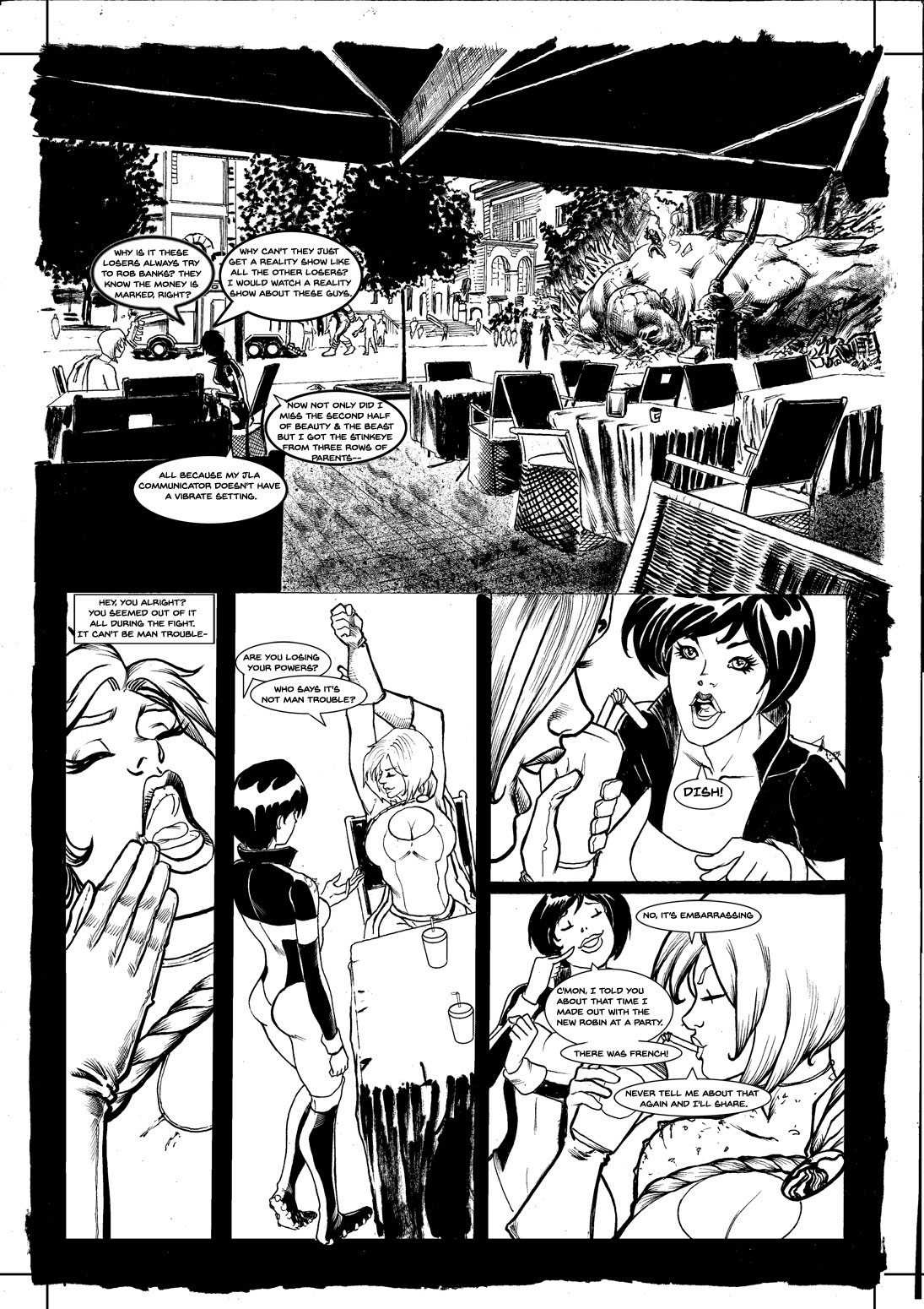 Power Girl's Boy Toy page 1 full