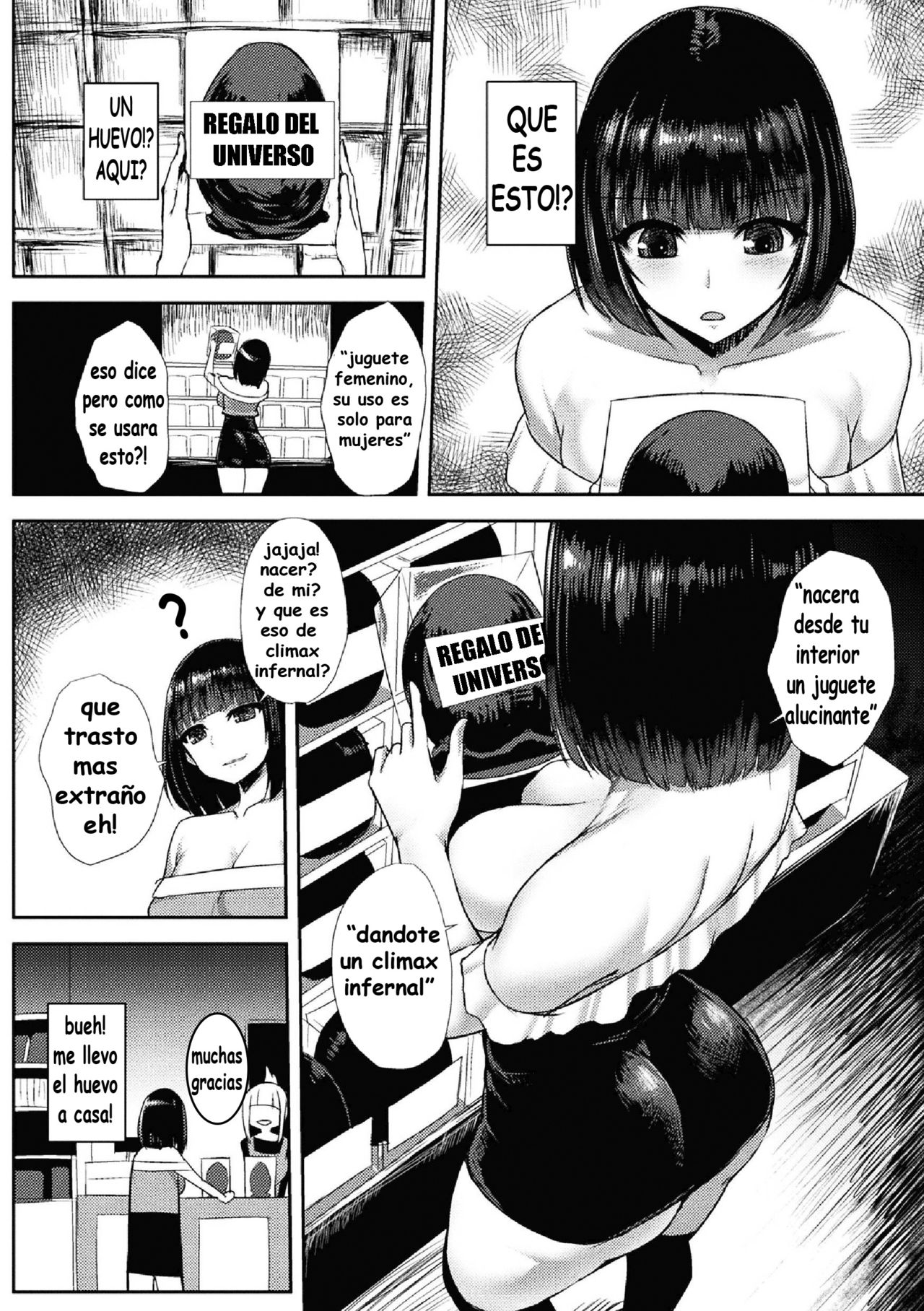 alien vs joshidaisei ~shiri no ana kara umareshi mono~ | Un Alien Vs Una Chica Universitaria ~una criatura parida analmente~ page 2 full