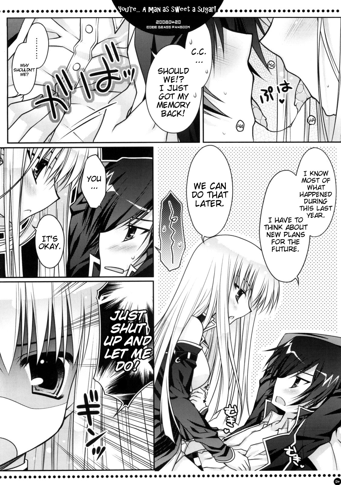 Omae wa... Satou Gashi no You ni Amai Otoko da Kara na | You're... A man as sweet as sugar page 3 full