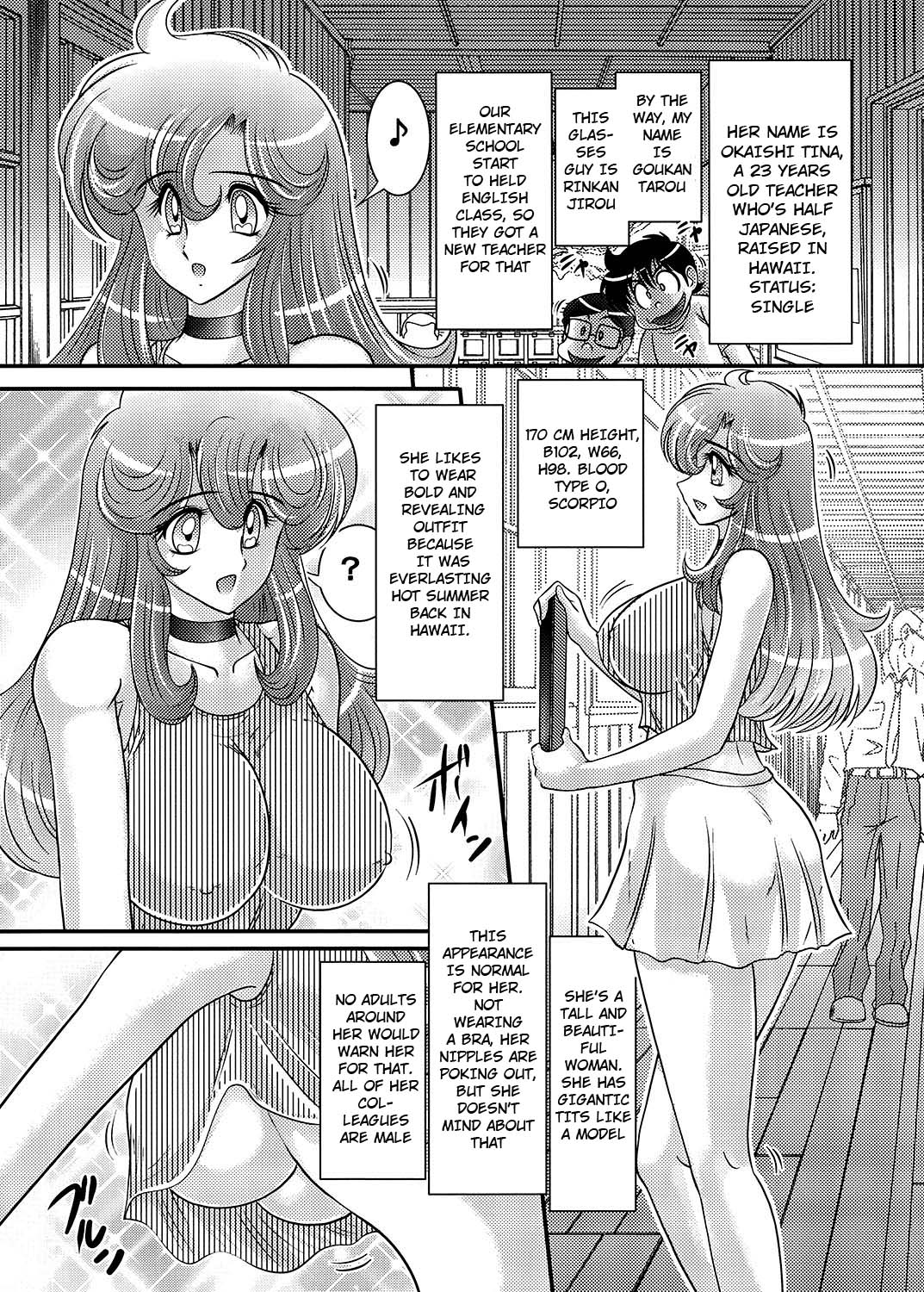 Okaishi Tina-sensei no Dai Mondai Ch. 1 page 3 full