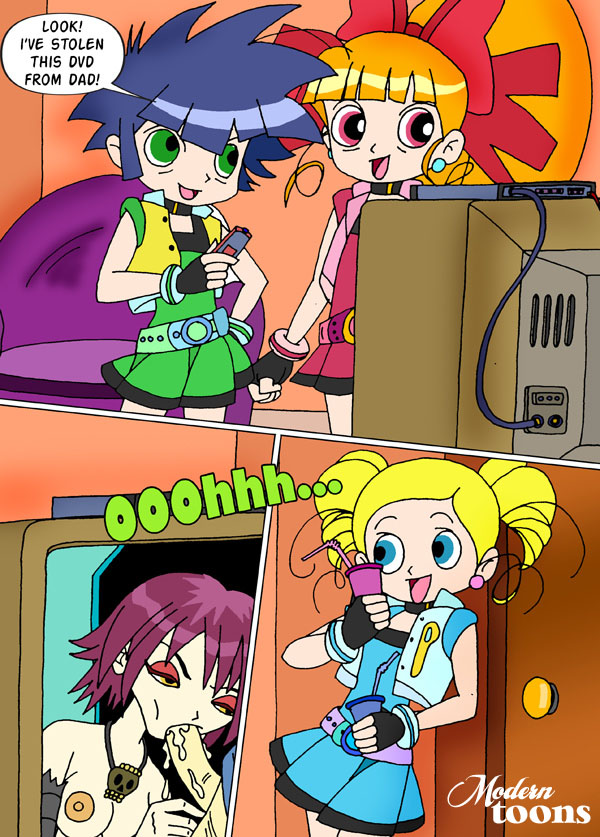 Unknown Powerpuff girls Z and Invader Zim Comic page 1 full