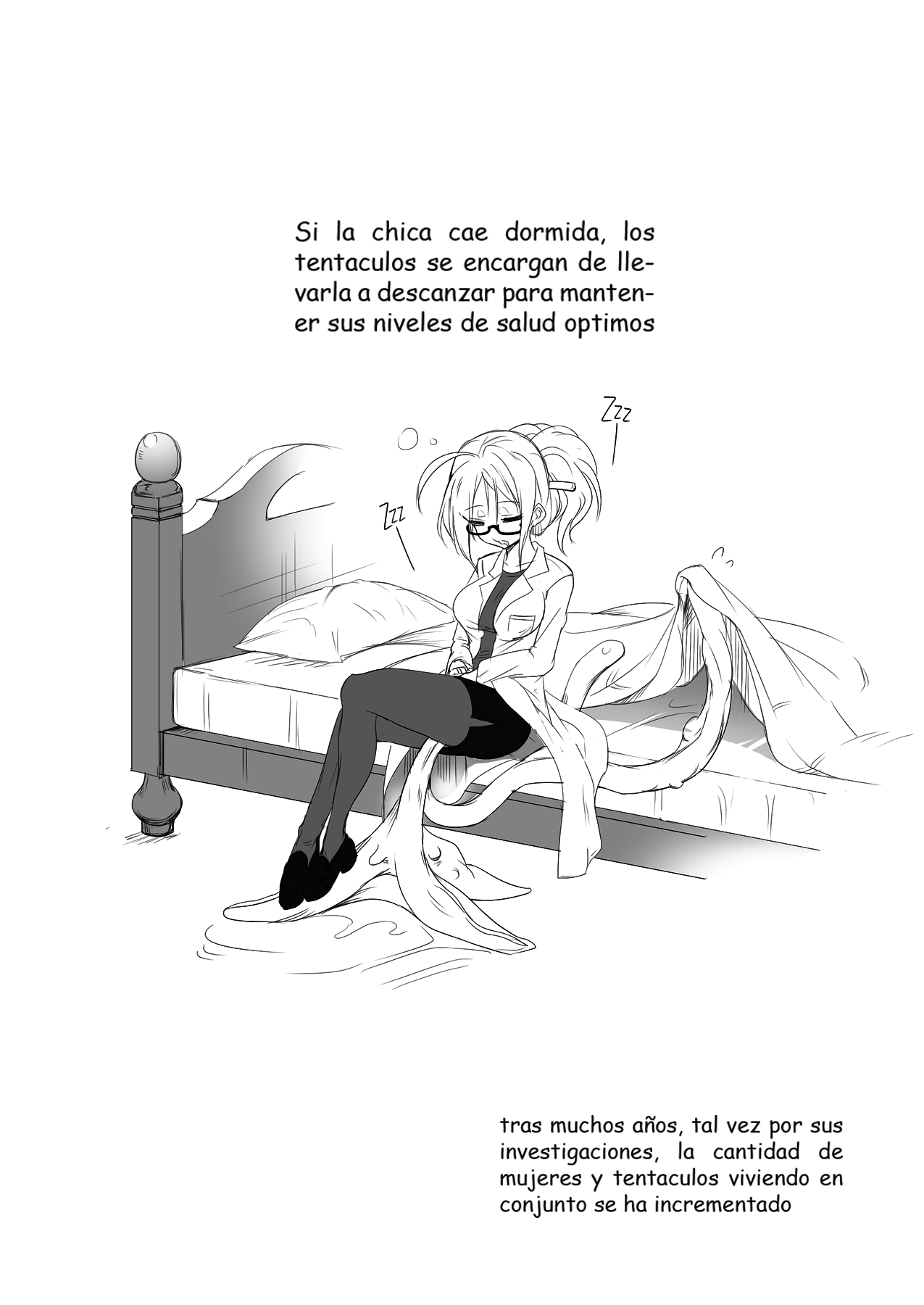 Shokushu to Issho ni Nakayoku Kurasou! | Una Vida Entre Tentaculos page 6 full
