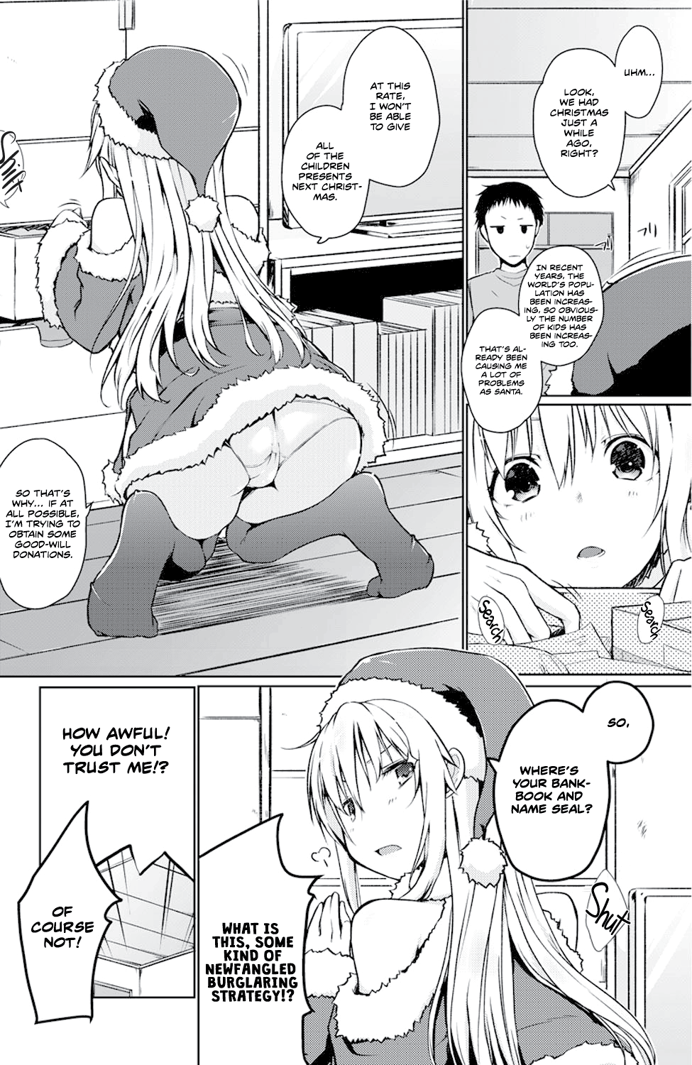 Megumarenai Santa ni Ai no Te wo! | Would You Lend a Helping Hand to This Santa in Need? page 2 full