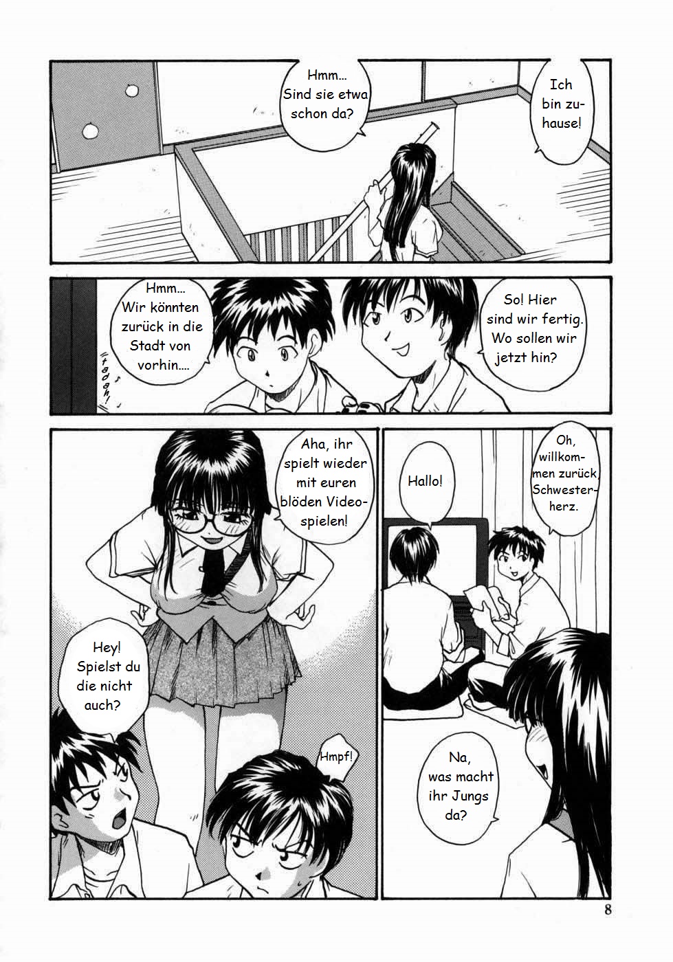 Ane to Megane to Milk - Sister, glasses and sperm page 8 full