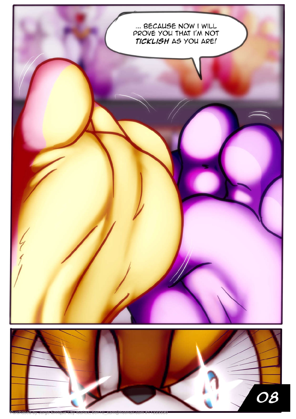 Amy and Blaze tickle endurance page 8 full